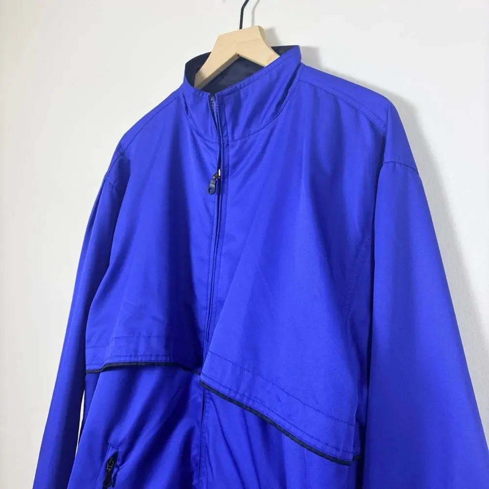 Cutter & Buck Women’s XL Royal Blue Full Zip Windbreaker Jacket Lightweight